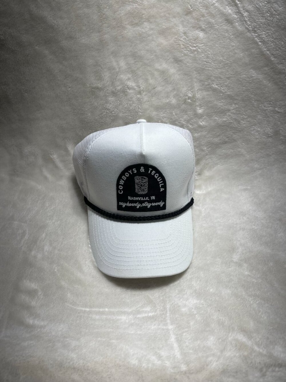 Cobra Cowboys & Tequila Nashville TN Trucker Hat Cap Western Adjustable
